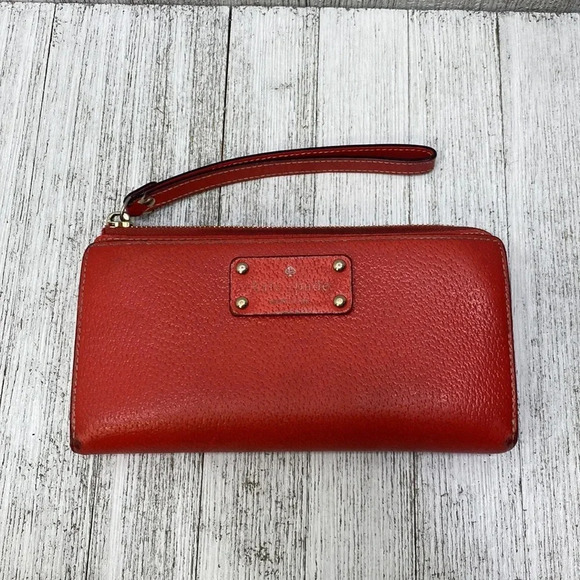 Kate Spade Red Wallet Wristlet - Picture 10 of 13